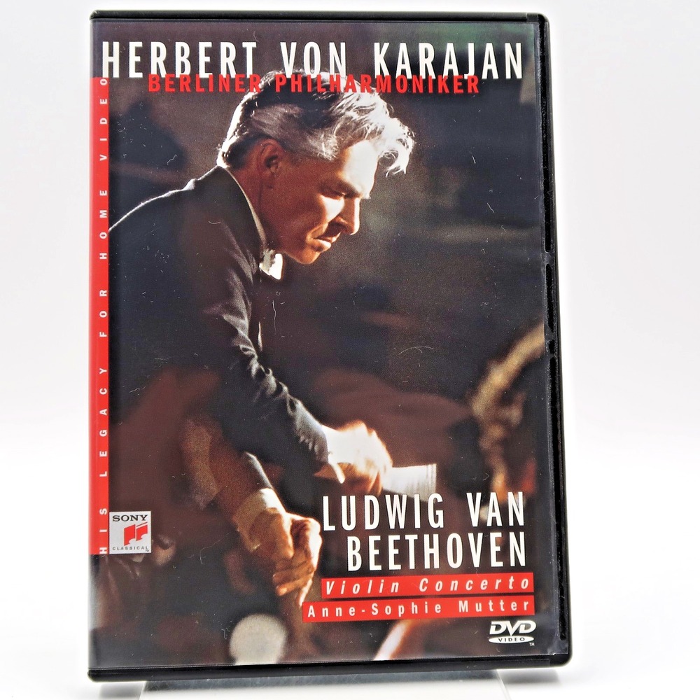 Herbert Von Karajan Beethoven Violin Concerto Anne-Sophie Mutter Sony DVD 1999